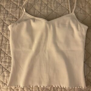 Gap Fit Cami with Shelf Bra and Ruffle Hem